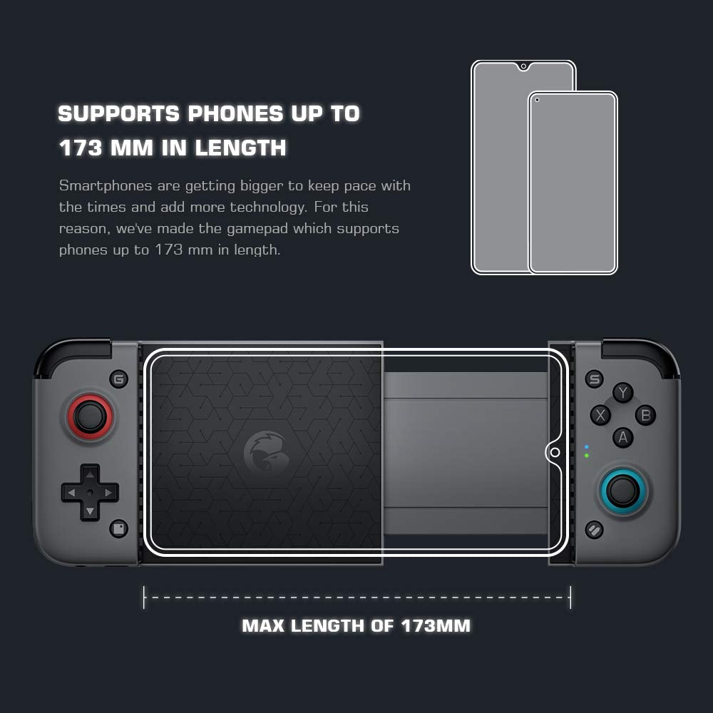 X2 Bluetooth Mobile Gaming Controller,Phone Controller for Android and Ios,Wireless Mobile Game Controller Grip Support Xbox Game Pass, Xcloud, Stadia, Vortex and More